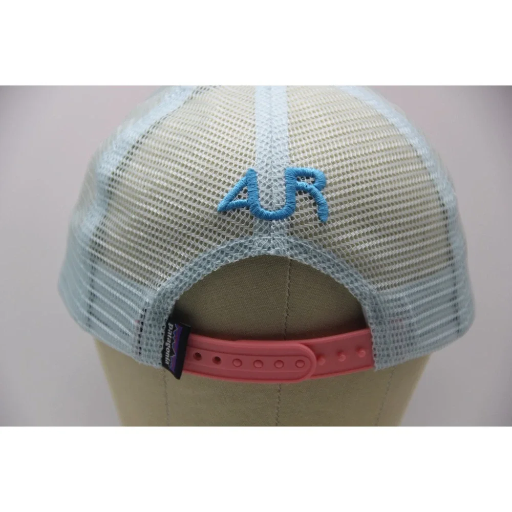 Patagonia Trucker Hat Women One Size OSFM Pink Mesh Snapback Logo Cap GOPCORE